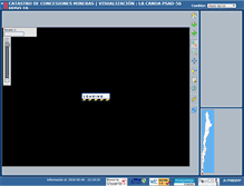 Tablet Screenshot of catastro.sernageomin.cl